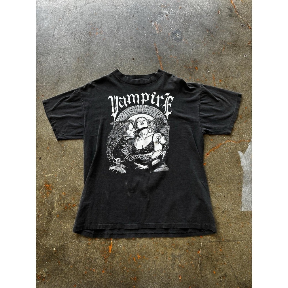 90s Fashion Victim Vampire shirt XL Black Men's